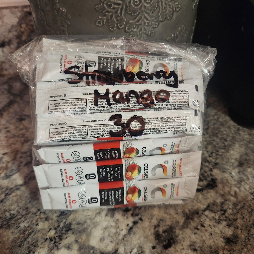 CELSIUS On The Go Energy Drink Packets 30count